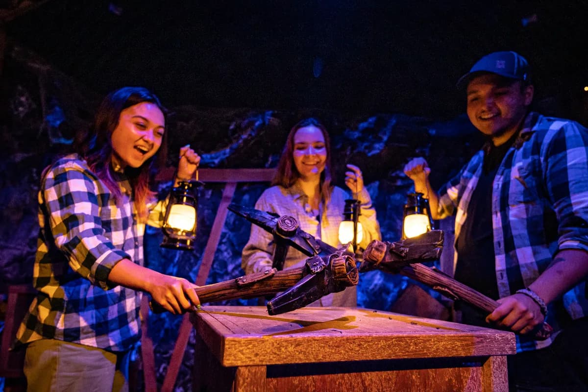 A group enjoying a private escape room experience at Labyrinth in Boise, Idaho.